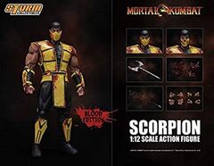 Фигурка Скорпион Эксклюзив масштаб 1/12 Мортал Комбат Storm Collectibles