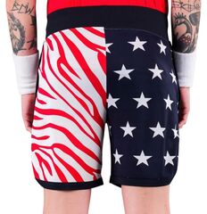 Шорты теннисные Hydrogen Star Shorts Man - blue navy/red