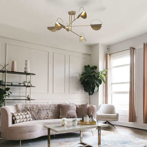 Потолочная люстра Eurosvet Grazia 70148/6 золото