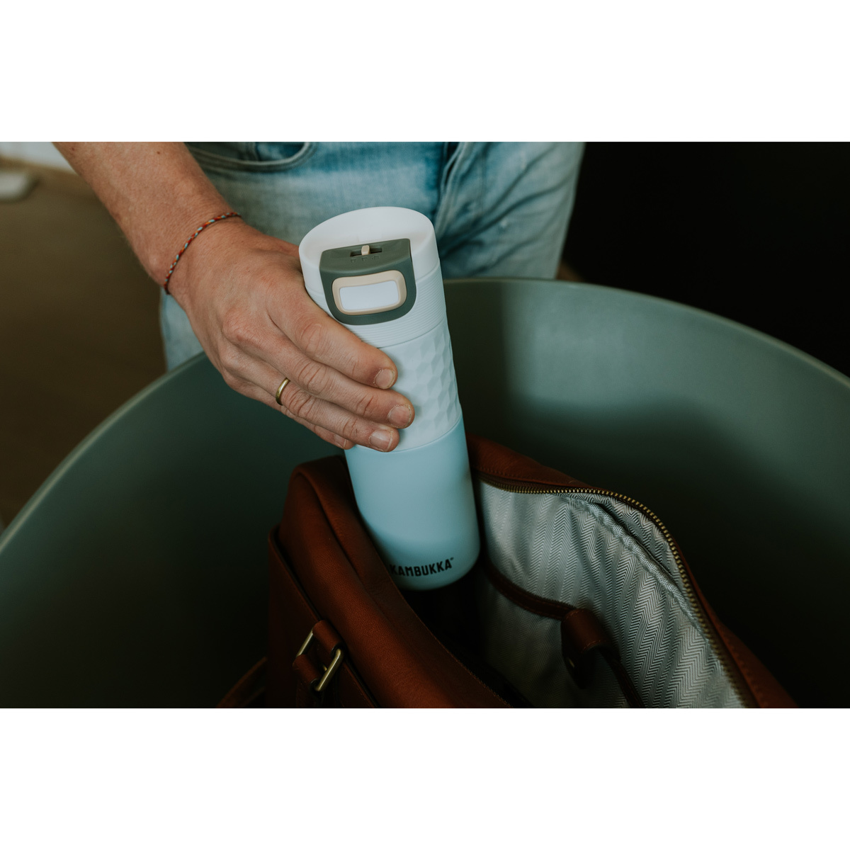 Термокружка Kambukka Etna Grip (500 мл), Светло-голубой, арт. 11-01047 - фото 9