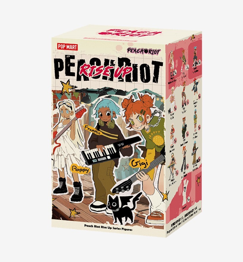 Gigi, poppy and frankie. Peach riot фигурки. Peach riot. Pop mart peach riot. Peach riot.