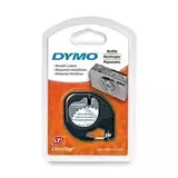 Лента DYMO для LT-100H 12 мм х 4 м, пластиковая, серебристый металлик, шрифт черный, 1 шт в блистере