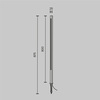 Ландшафтный светильник Maytoni Pole O440FL-L12GF3K