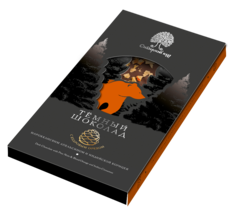 Шоколад темный с апельсином, корицей и кедровым орехом / 100 г / Сибирский кедр