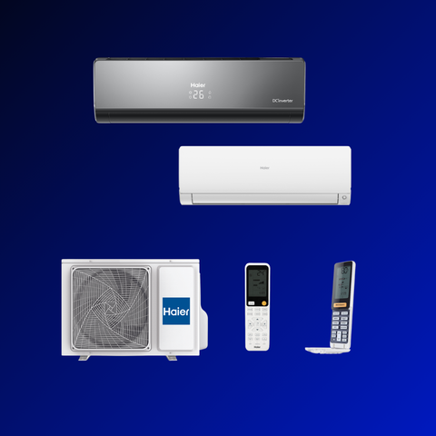 Мульти сплит-система Haier AS12NS6ERA-B + AS50S2SF2FA-W / 2U50S2SM1FA-3 на 2 комнаты 35+50 м2