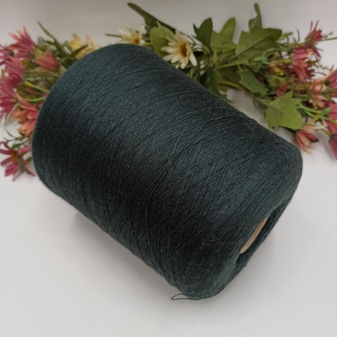 Zefiro Cariaggi 3000м/100гр Меринос с кашемиром и шелком Еловый