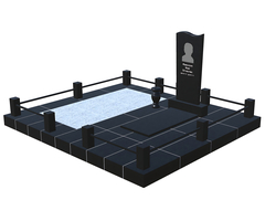 Готовое ритуальное сооружение 2,7м*2,4м (под ключ)