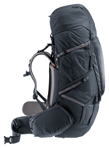 Картинка рюкзак туристический Deuter Aircontact Pro 85+10 Black - 4