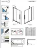Radaway 10112594-01-01 Неподвижная стенка шторки Furo PN 594 2/2 -
