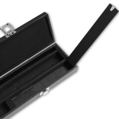 Кейс Fortuna Classic 1x1 EX с отделением для удлинителя черный