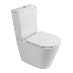 BelBagno BB2149CPR/SC FLAY-R Чаша унитаза безободкового с сиденьем дюропласт soft close P-trap, BB2149CPR/SC фото