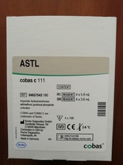 Аспартатаминотрансфераза МФКХ (Aspartat Aminotransferase IFCC cobas с system (ASTL/GOT)), 4х100тестов, Roche Diagnostics GmbH, Германия.