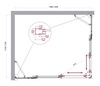 BelBagno LUCE-AH-22-140/115-C-Cr LUCE-AH-22-140/115-C-Cr Душевой уголок