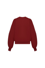 Свитшот с принтом Бордо