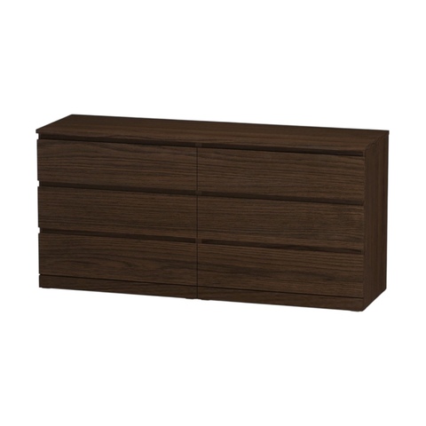 Комод Варма Прайм 6Д, 160*77*48 см, коричневый