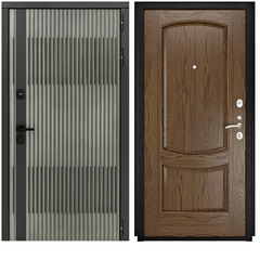 Купить Входная дверь Elfy - Лаура 2 шпон светлый мореный дуб