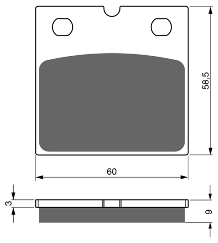 Тормозные колодки дисковые 197 S3
