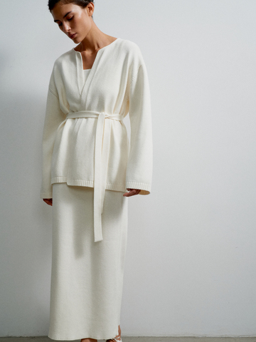 Кардиган VALERA, молочный