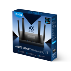 Cudy - Роутер Wi-Fi 6 AX3000 с гигабитными портами и поддержкой Mesh WR3000