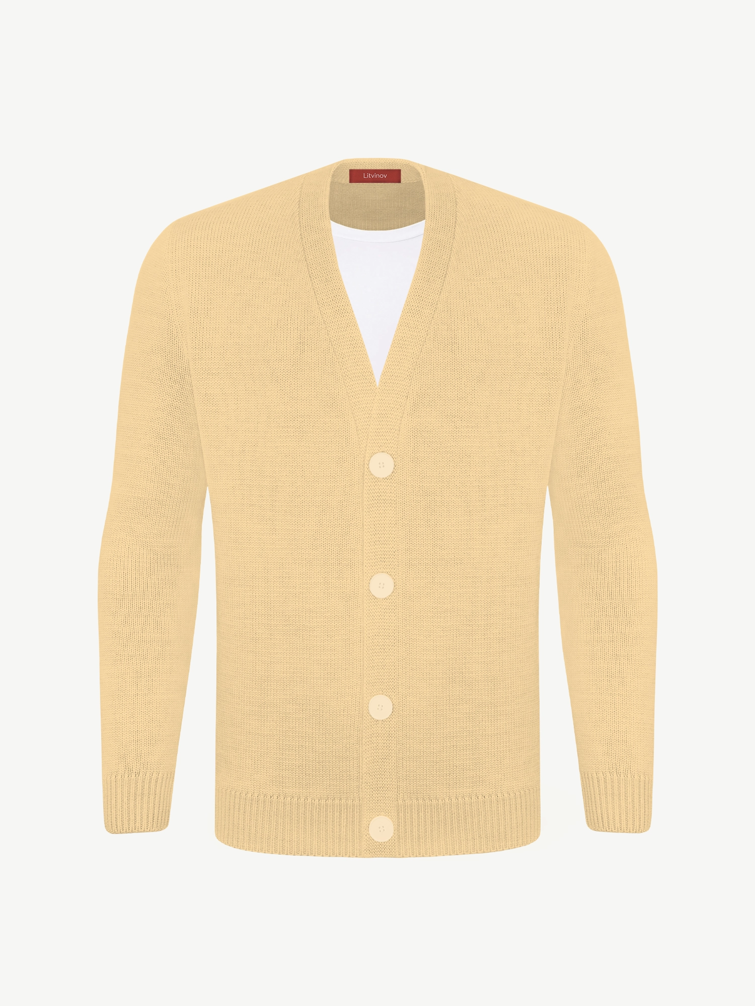 Кардиган с пуговицами из экохлопка