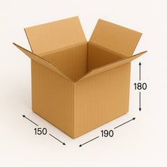 Коробка картонная 190x150x180 мм