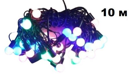 гирлянда нить диод 100л/10м+1 