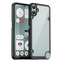Усиленный чехол для Nothing CMF Phone 1, увеличенные защитные свойства, мягкий отклик кнопок, боковые рамки черного цвета