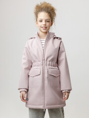 пальто  для девочки  ВК 32152/26/8 УЗГ