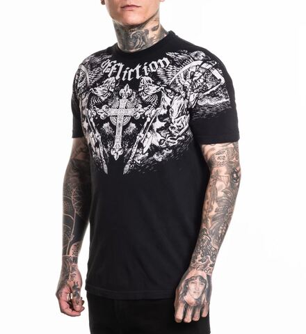 Affliction | Футболка мужская Mortal Veil ss Tee A28397 слева