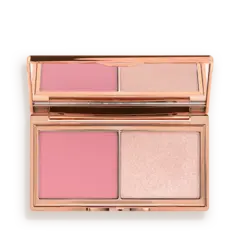 Палетка румяна и хайлайтер Charlotte Tilbury Hollywood Blush&Glow Glide Palette