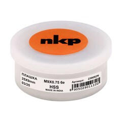 Плашка М 9,0х0,75 DINEN22568 HSS 6e 25х9мм NKP 239092N