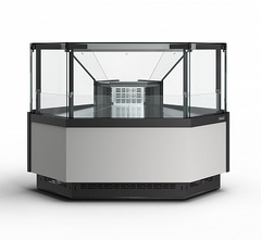 Гастрономическая витрина BAVARIA 4 Carboma GC110 VV-5-1 внешний угол (версия 2.0) (без боковин)