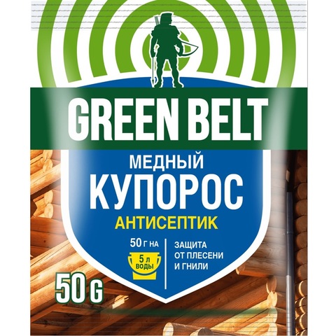 Медный купорос антисептическое средство, 50г (GREEN BELT) 69-8-300