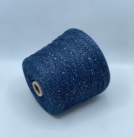 Luxury Selection by Ri.Go, Glow, 620м. 87% Хлопок,7% Полиэстер(Люрекс), 6%Пайетки, Синий(202/503),40314