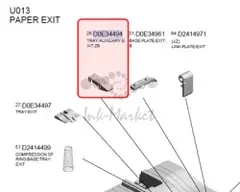 Ricoh Tray:auxiliary:exit:zb original D0E34494