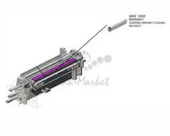 Смазывающий брусок узла очистки ленты переноса для Ricoh M2053811