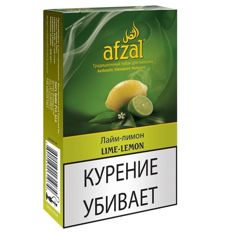 Табак Afzal Lime Lemon (Лайм Лимон) 40г
