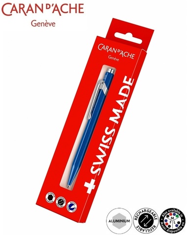 Ручка шариковая Caran d’Ache Office 849 Metal-X, Blue (849.740)