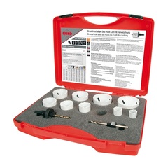 Набор коронок Bi-metall PK2 19-64мм HSSE-Co8 11пр Ruko 126306