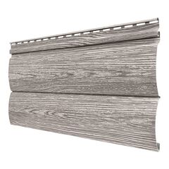 Сайдинг Tecos Lux Двойной оцилинд. брус Алтайская берёза 3660х230 мм