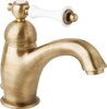 Cezares MARGOT-LSM1-01-N MARGOT-LSM1-01-N Смеситель для раковины однорычажный с донным клапаном, исполнение хром, ручка чёрная