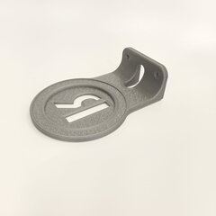 Настенный кронштейн-полка для Яндекс Станции Мини 1, 3D печать, серый