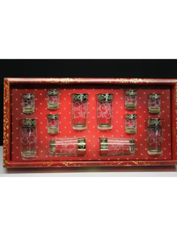 Набор 12 предметов стакан и стопка