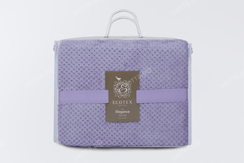 Плед Ecotex Элеганс (150*200 см) - Лавандовый - купить 3