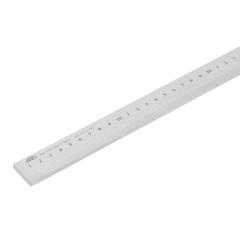 Линейка 500х25х5,0мм DIN866B Шкала 1,0мм (Сталь, утолщенная) Kinex(K-met) 1012-02-050 (К)