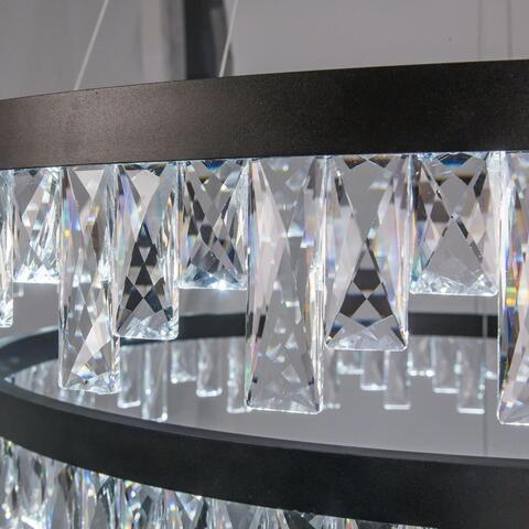 Подвесная светодиодная люстра Citilux Celeste Nero EL320P120.1