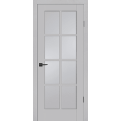 Купить Межкомнатная дверь экошпон Profilo Porte PSC-41 агат остеклённая