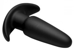 Черная анальная вибропробка Kinetic Thumping 7X Medium Anal Plug - 13,3 см. - 