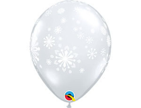 Воздушные шары Снежинки Clear