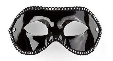 Чёрная маска Mask For Party Black - Shots Media BV Ouch! OU025BLK